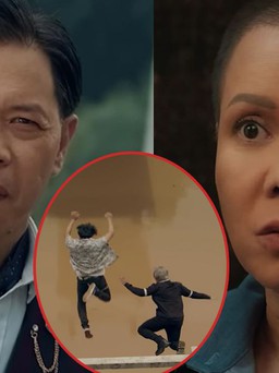 Việt Hương, Thái Hòa gây 'sốc' với cảnh nhảy cầu, đánh đấm trong phim mới