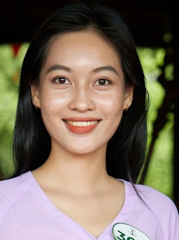 Nhan sắc cô gái Khmer gây chú ý tại 'Hoa khôi sông Vàm'