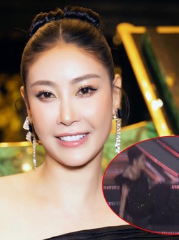 Hoa hậu Hà Kiều Anh té ngã trên sân khấu Miss Grand Vietnam 2022