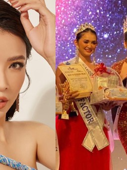 Siêu mẫu Thùy Dung đăng quang Hoa hậu châu Á 2022