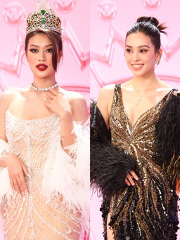 Đỗ Thị Hà đọ sắc cùng Thiên Ân, Tiểu Vy tại chung kết Hoa hậu Việt Nam