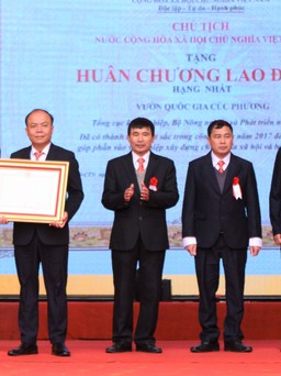 Vườn quốc gia lâu đời nhất Việt Nam lần thứ hai được tặng Huân chương Lao động