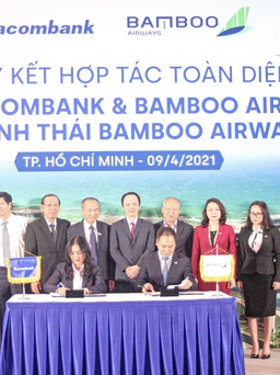 Sacombank hợp tác toàn diện với Bamboo Airways