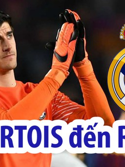 Thủ thành Courtois chính thức cập bến Real Madrid