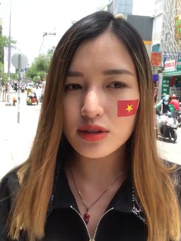 Người đẹp Phương Chi tin Công Phượng ghi bàn giúp Việt Nam thắng Hàn Quốc