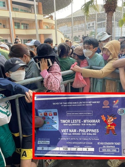 Chợ đen hét 3-4 triệu cho vé xem U.23, ban tổ chức SEA Games kiểm soát ra sao?