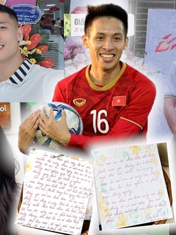 Dàn sao tuyển Việt Nam đưa con đi khai giảng, 'tan chảy' với thư của Hùng Dũng