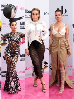 Sao ăn mặc kỳ quái đổ bộ thảm đỏ Billboard Music Awards