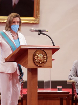 Chủ tịch Hạ viện Mỹ Pelosi phát biểu những gì khi ở Đài Loan?