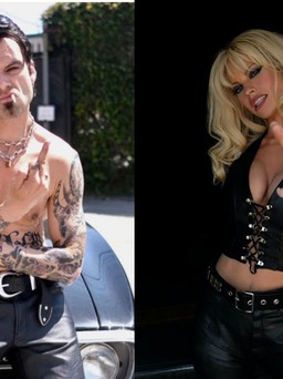 Lily James 'gây sốt' với tạo hình 'bom sex' Pamela Anderson