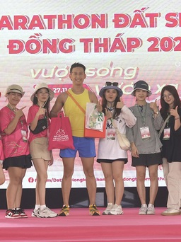 Hơn 3.600 người từ 12 quốc gia tham gia Giải marathon Đất Sen Hồng