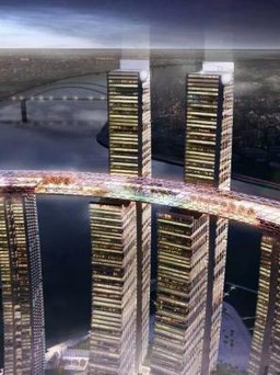 Trung Quốc sắp xây 'hành lang thủy tinh' nối 4 tòa nhà