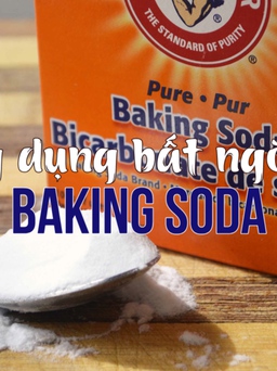 Mẹo vặt: Công dụng bất ngờ của Baking soda