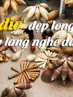 “Studio” đẹp long lanh trong làng nghề đan đó