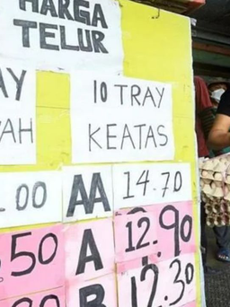 Trứng ở Malaysia trước nguy cơ tăng giá vì nông trại cắt giảm sản lượng