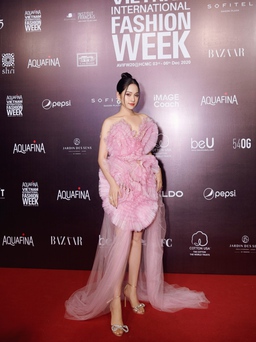 Thảm đỏ Aquafina Vietnam International Fashion Week 2020 ngày 3: đủ sắc màu, muôn vàn kiểu dáng