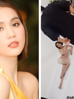 Ngọc Trinh tung clip hậu trường chụp ảnh khỏa thân