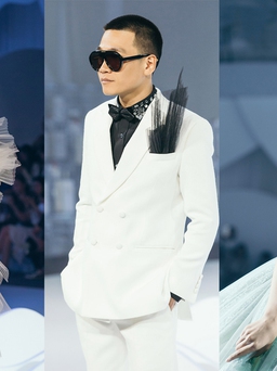 Rapper Wowy diễn thời trang cùng dàn hoa hậu, á hậu