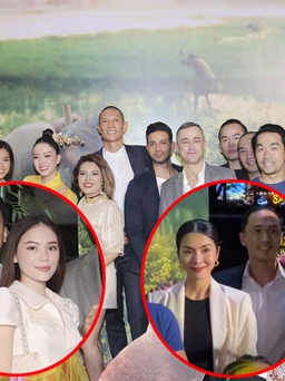 Đại gia đình Tăng Thanh Hà hiếm hoi cùng nhau dự ra mắt phim