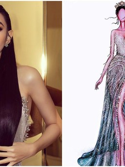 Thùy Tiên hé lộ thiết kế 'dải ngân hà' cho bán kết Miss Grand International 2021