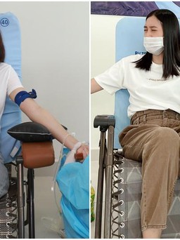 Hoa hậu Tiểu Vy và các á hậu tham gia hiến máu