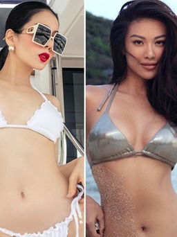 Lệ Quyên và loạt sao Việt đua nhau khoe dáng với bikini