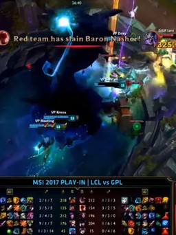 Video LMHT: Sau Rồng, Levi lại cướp thành công Baron tại MSI 2017