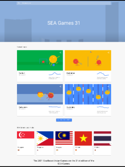 Google tạo trend riêng cho SEA Games 31