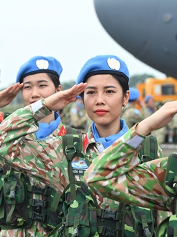 Liên Hiệp Quốc cảm ơn sự cống hiến của nữ chiến sĩ mũ nồi xanh Việt Nam