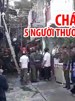 Cháy nhà tại Sài Gòn, 5 người thương vong