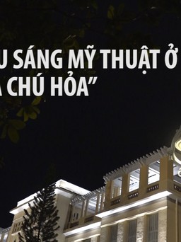 Chiếu sáng mỹ thuật ở căn nhà của người từng giàu nhất Việt Nam