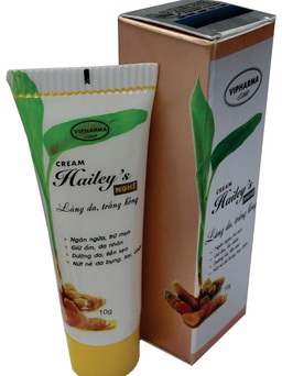 CREAM Hailey’s Nghệ láng da, trắng hồng với Nano Curcumin