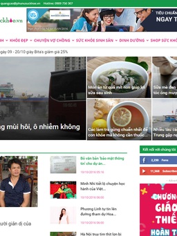 Chuyên trang Phụ nữ Sức khỏe – Báo Điện tử Gia đình Việt Nam ra mắt độc giả