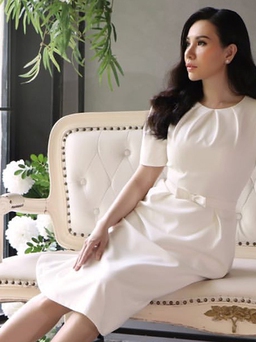 Hoa hậu Châu Ngọc Bích “biến hoá” với phong cách thời trang Pháp