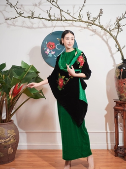 Dàn mỹ nhân Việt Linh Nga, Ngọc Trinh, Hà Kiều Anh đằm dịu trong màu tết xưa