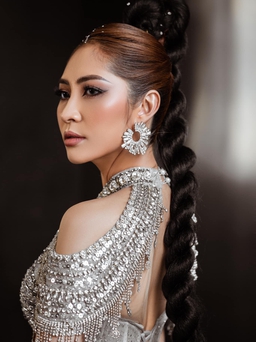 Mặc nghi vấn thẩm mỹ, Hoa hậu Đặng Thu Thảo diện đầm pha lê đẹp lịm tim