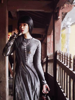 Áo dài bạc quảng bá sắc nước Hội An - Jessica Minh Anh gây ấn tượng mạnh