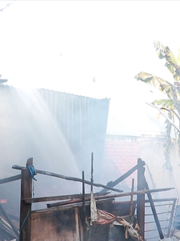 Vĩnh Long: Bất cẩn trong đun nấu, cháy nhà ngày 29 tháng Chạp