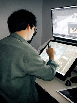 Nam sinh miền Tây vẽ tranh theo phong cách hoạt hình gây sốt mạng xã hội
