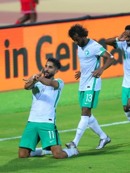 Highlights Oman 0-1 Ả Rập Xê Út: 'Chim Ưng Xanh' khẳng định sức mạnh ở bảng B