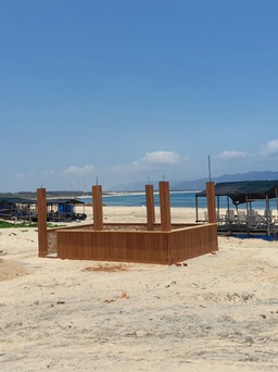 Bình Định: Tại sao cho thuê 2.500 m2 bãi biển mỗi năm chỉ tính tiền 4 tháng?