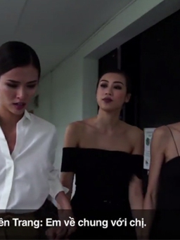 Thí sinh ‘Vietnam’s Next Top Model’ không phục giám khảo, trả hình đòi ra về