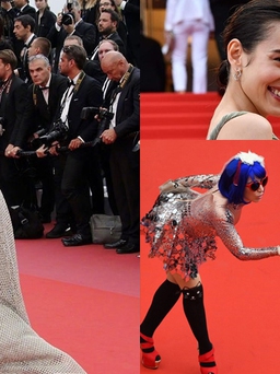Loạt sao tạo dáng độc đáo trên thảm đỏ Cannes 2018