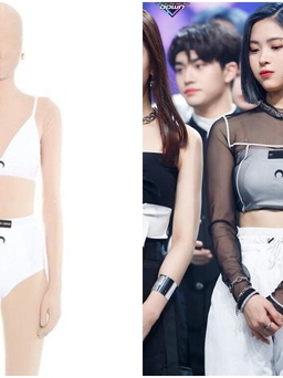 Stylist nhóm nhạc Kpop gây tranh cãi khi lấy nội y làm áo