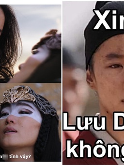 Dân mạng chế ảnh 'đá xoáy' diễn xuất của Lưu Diệc Phi trong ‘Mulan’