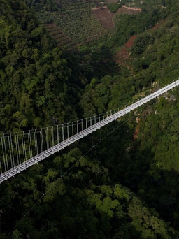 Cầu đáy kính Bạch Long vừa mở cửa đã nhận kỷ lục Guinness dài nhất thế giới