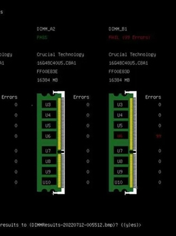 MemTest86 giúp xác định các RAM bị hỏng dễ dàng hơn