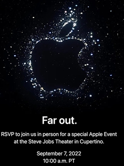 Apple công bố sự kiện ra mắt iPhone 14
