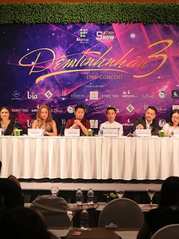 Họp báo liveshow Đêm tình nhân 3 của Bằng Kiều