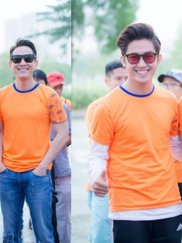 Trương Quốc Bảo, Hứa Vĩ Văn đội mưa chạy bộ gây quỹ từ thiện